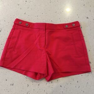 Zara hot pink dressy shorts 32”long